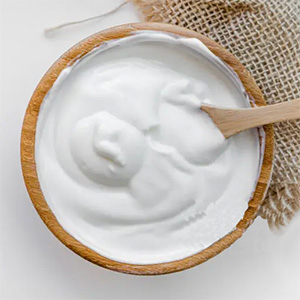 Creamy plant-based yogurt exemplifying Amano Enzymes expertise in enhancing dairy alternatives.