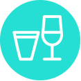 Wine Glass and Beverage Cup Icon - Elevating Beverage Quality with Amano Enzymes